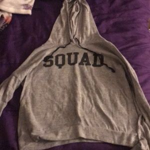 grey Squad hoodie